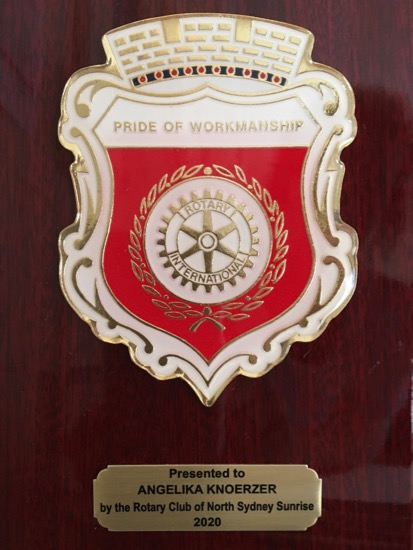 Pride of Workmanship Award